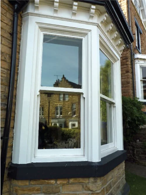 Our secondary glazing is unobtrusive, and doesn't spoil the look of the original window