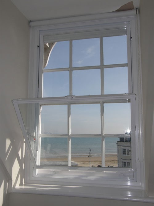 When the sun DOES shine, open up your secondary glazing, let the fresh air in!