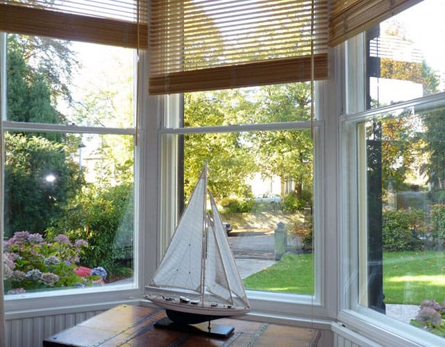 Now secondary glazed, this lovely Victorian bay window no longer makes the room draughty, or noisy.