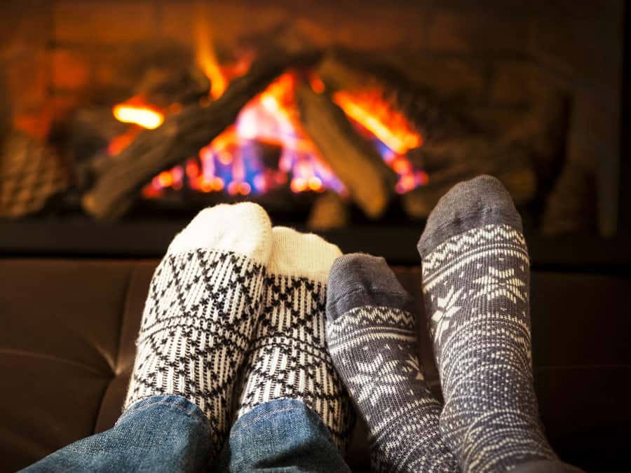 It's simpler to warm yourself than the whole house
