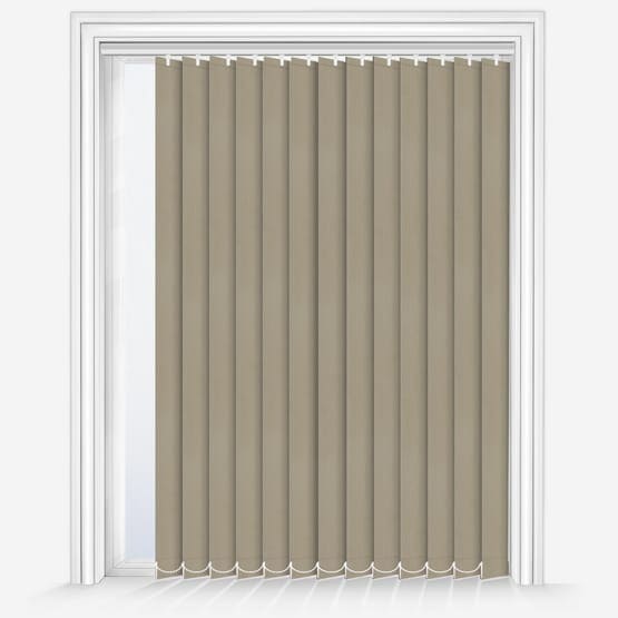 GB Fusion Blackout Grey Vertical Blinds