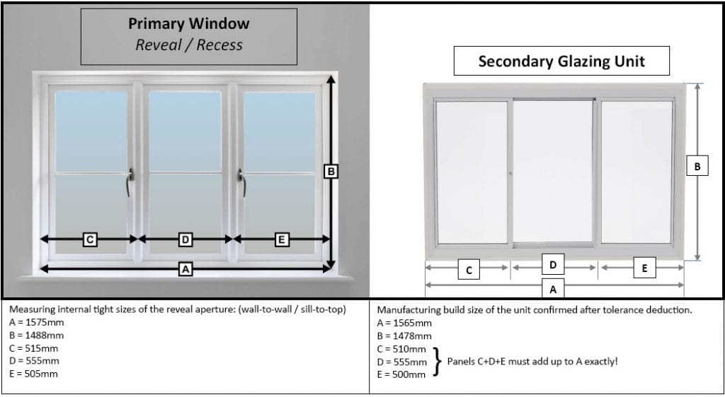 How to Measure for Secondary Glazing | Clearview Secondary Glazing