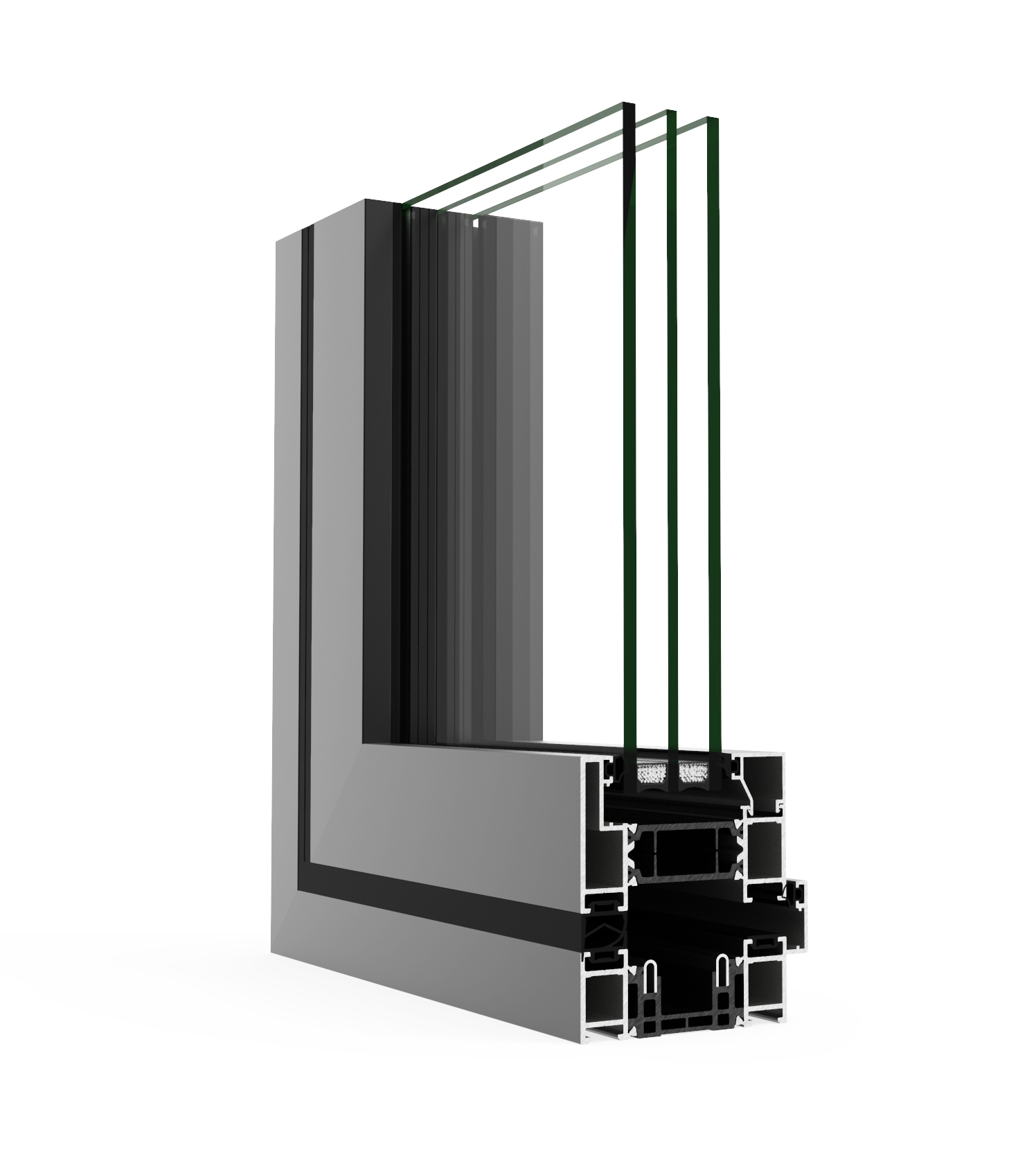 Clearview BiFold cross section view